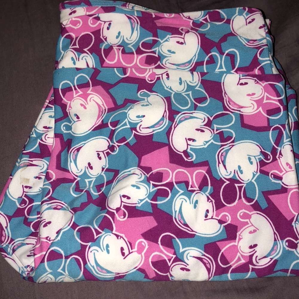 Lularoe leggings Disney Mickey tc